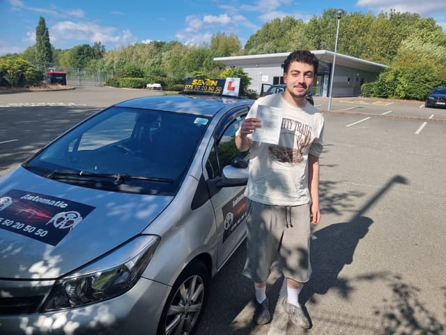 Recent pass - Congratulations!