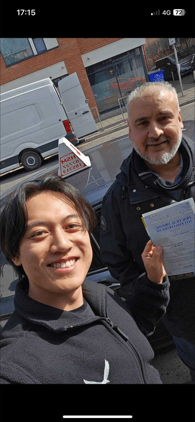 Recent pass - Congratulations!